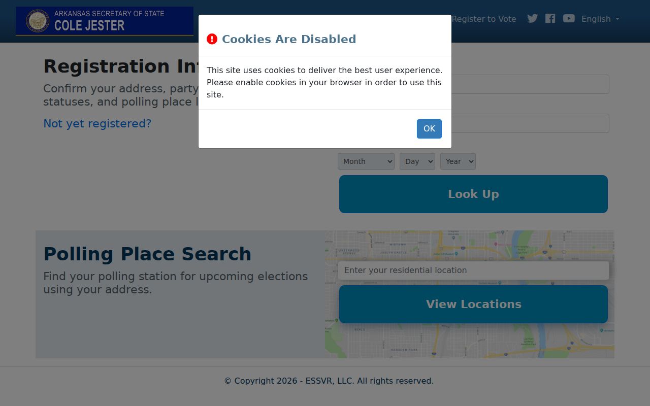 Searcy residents directory Arkansas VoterView lookup