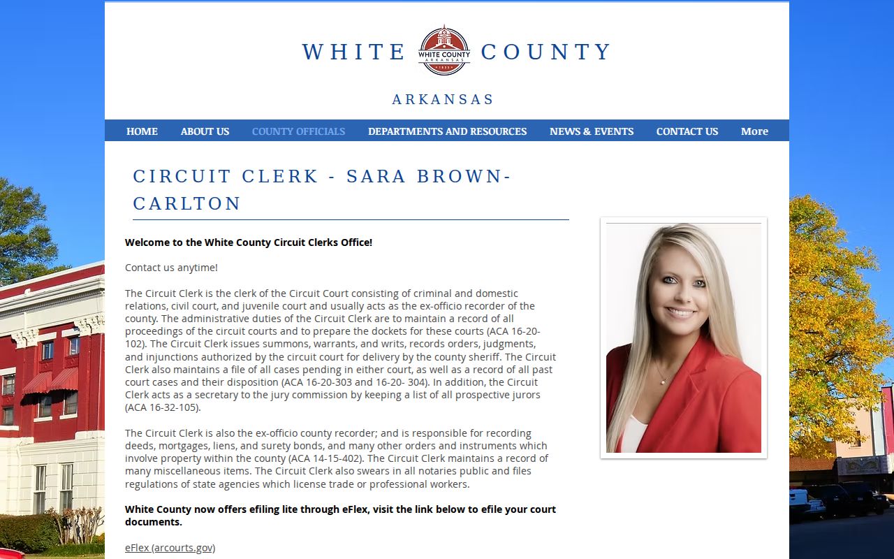 Searcy residents directory White County recorder page