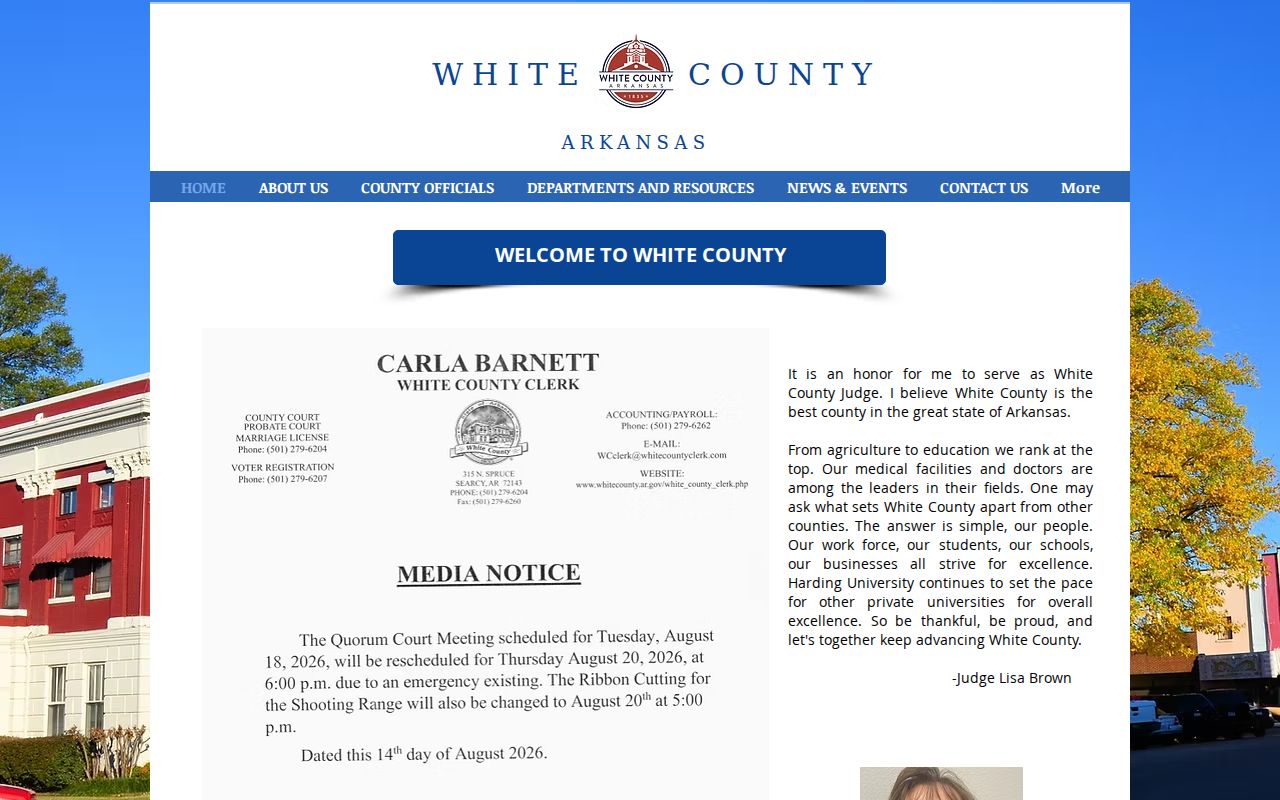 Searcy ZIP code access through White County government offices